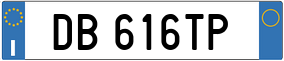 Truck License Plate